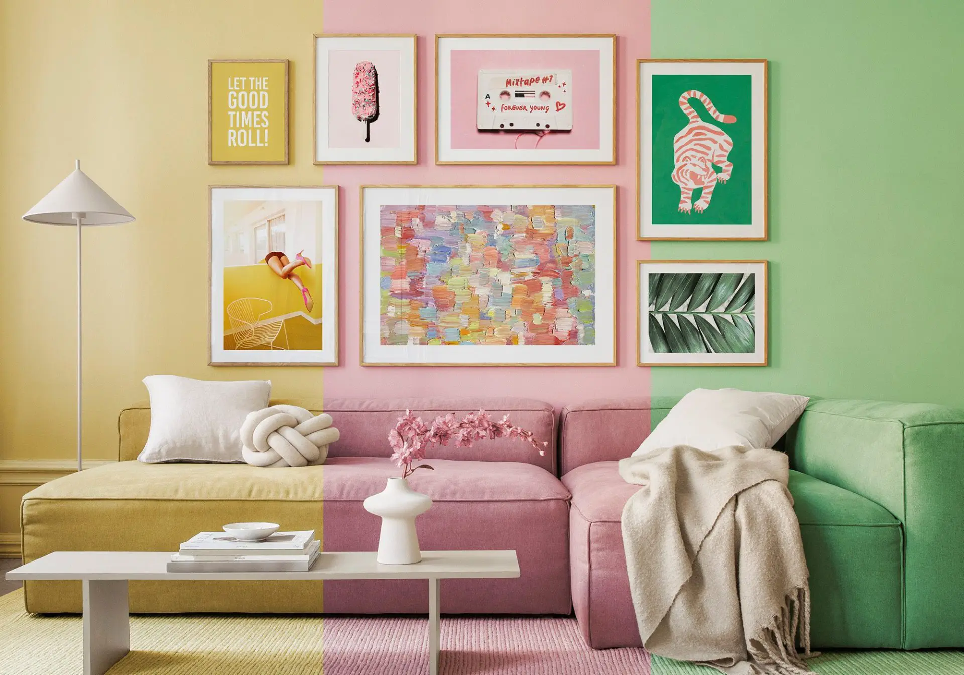 Stunning Wall Collage Ideas for Your Living Room Home Goods Decor