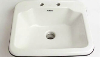 kohler fornanced enamel bathroom sink fs 7395