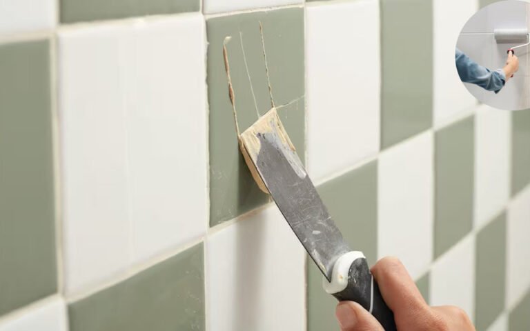 how to paint home kitchen wall tiles