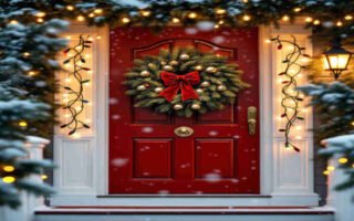 home alone door decoration