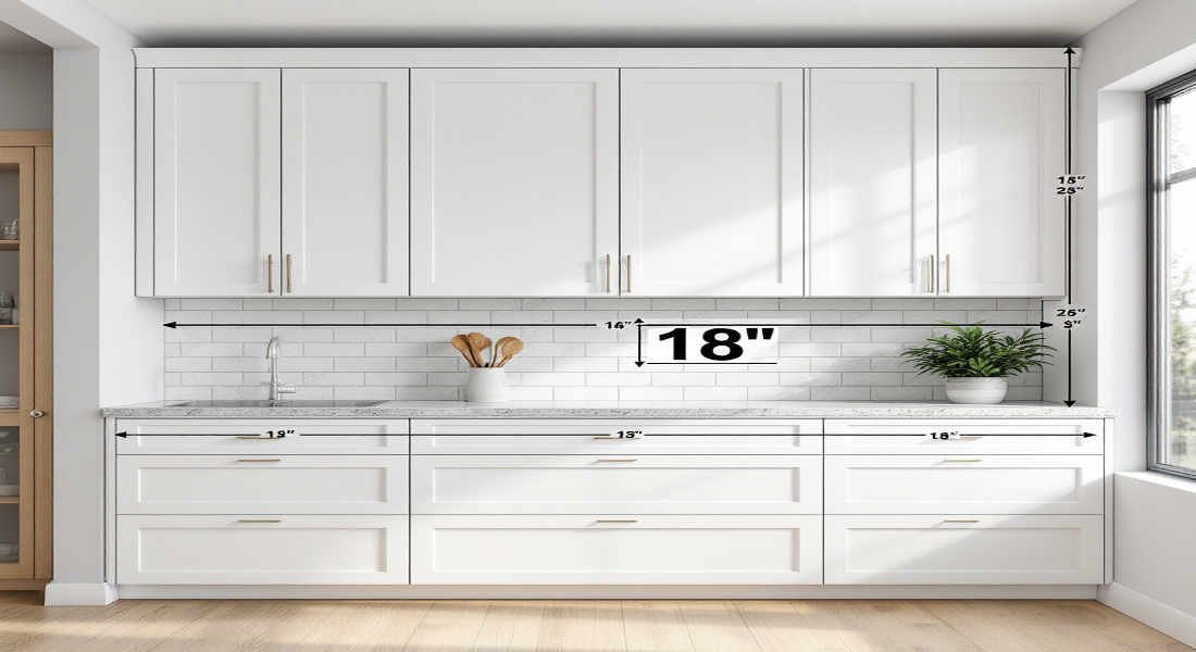 how high should home kitchen wall units be from worktop