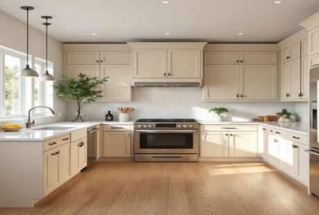 cream home kitchen cabinets what colour walls