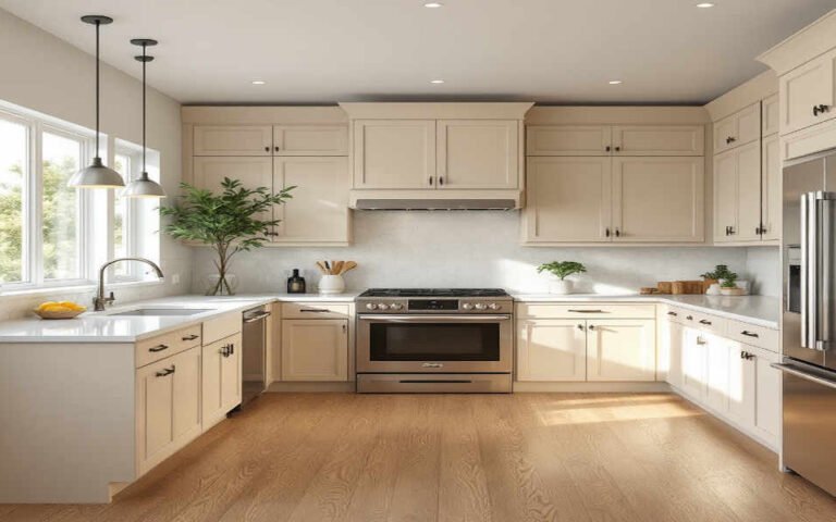 cream home kitchen cabinets what colour walls
