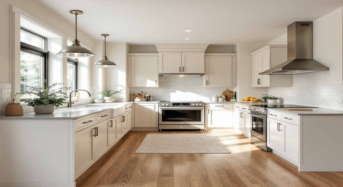 cream home kitchen cabinets what colour walls