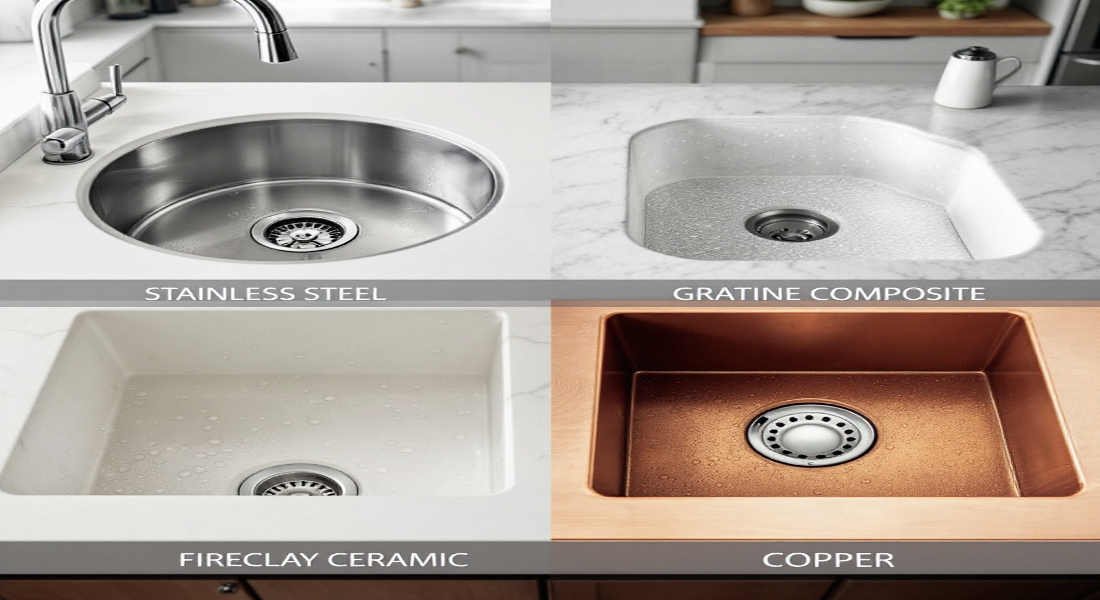 what is the best material for a home kitchen sink