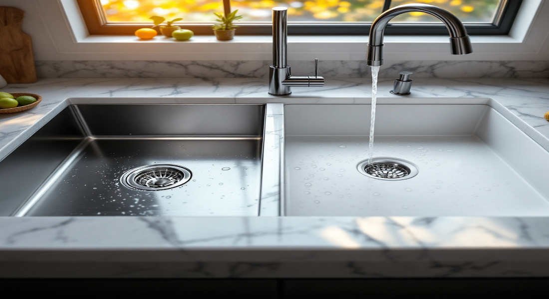 what is the best material for a home kitchen sink