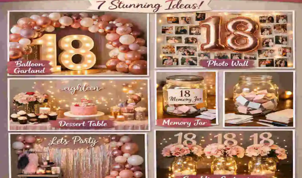 DIY 18th Birthday Decorations at Home