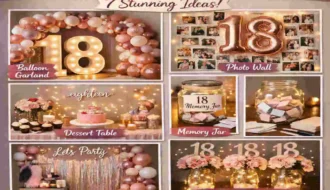 DIY 18th Birthday Decorations at Home