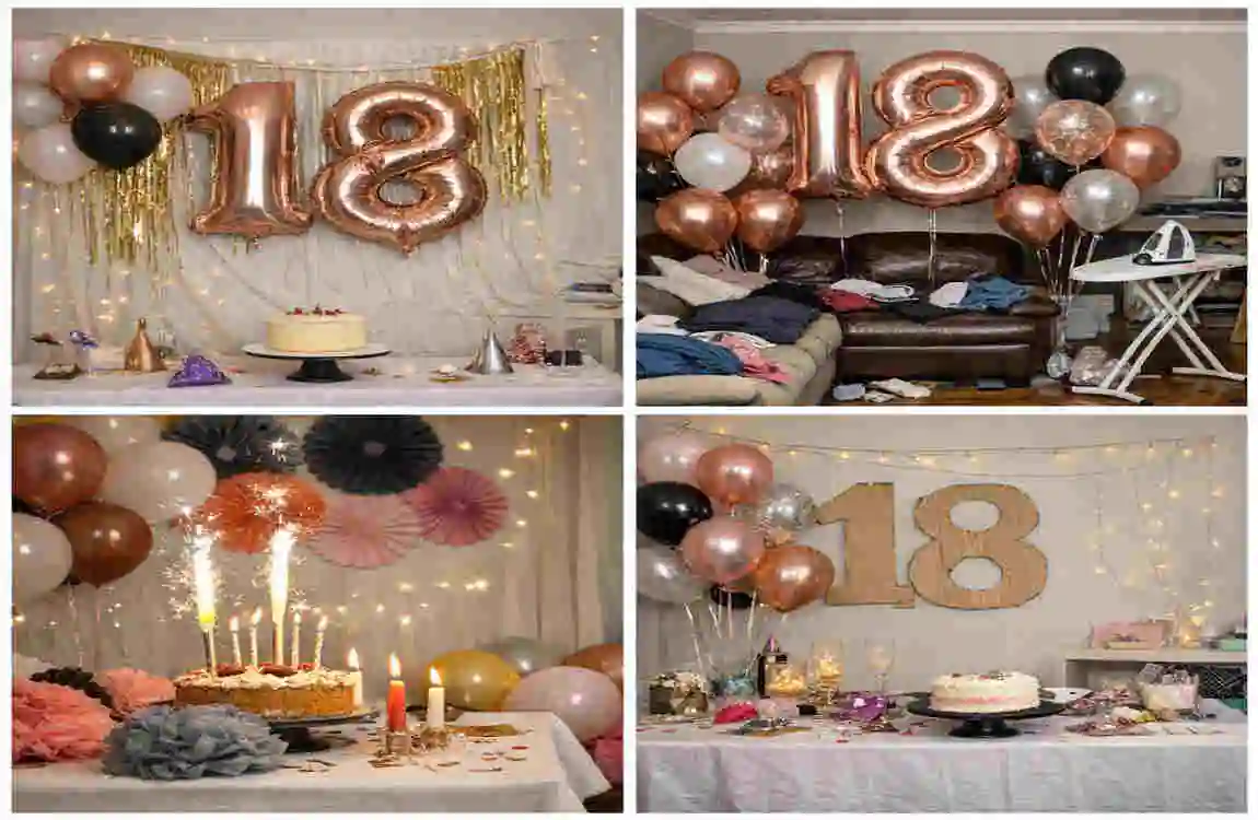 DIY 18th Birthday Decorations at Home