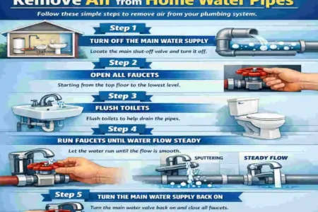 How to Easily Remove Air from Home Water Pipes