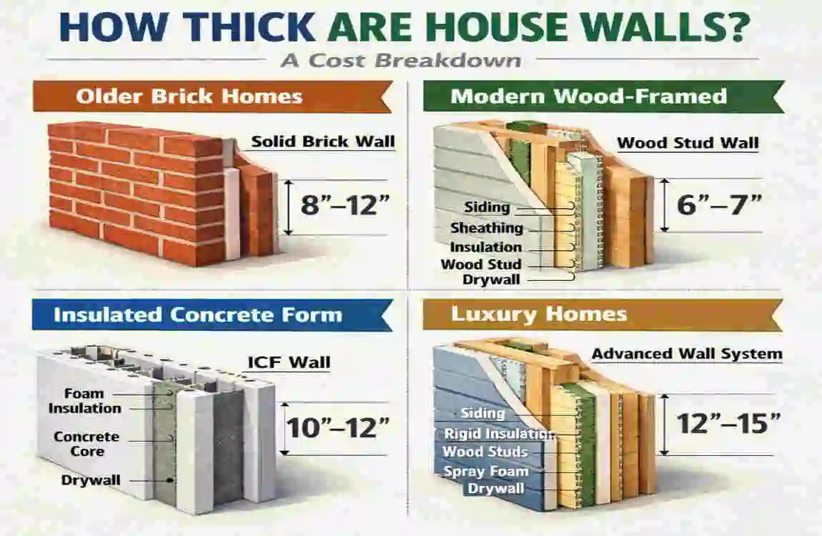 How Thick Are House Walls