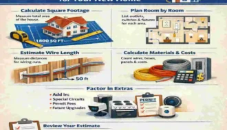 How to Accurately Estimate Electrical Wiring for Your New Home