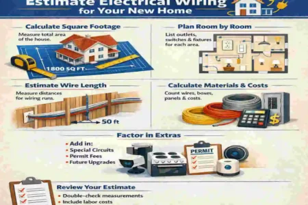 How to Accurately Estimate Electrical Wiring for Your New Home