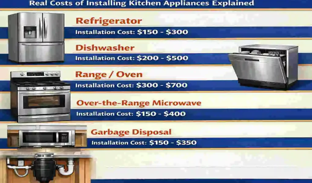 Real Costs of Installing Kitchen Appliances