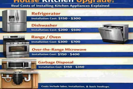 Real Costs of Installing Kitchen Appliances