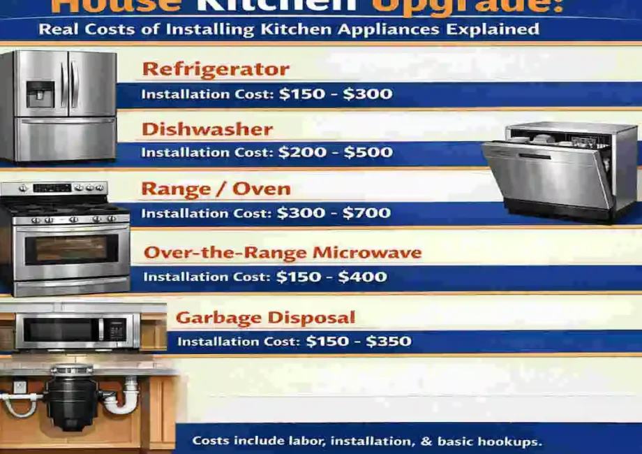 Real Costs of Installing Kitchen Appliances
