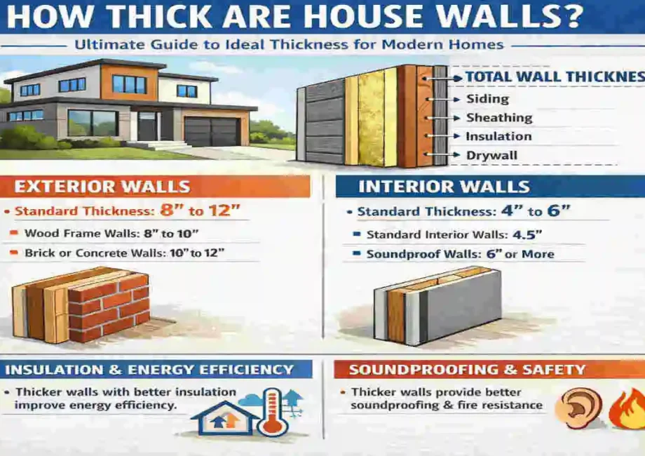 How Thick Are House Walls