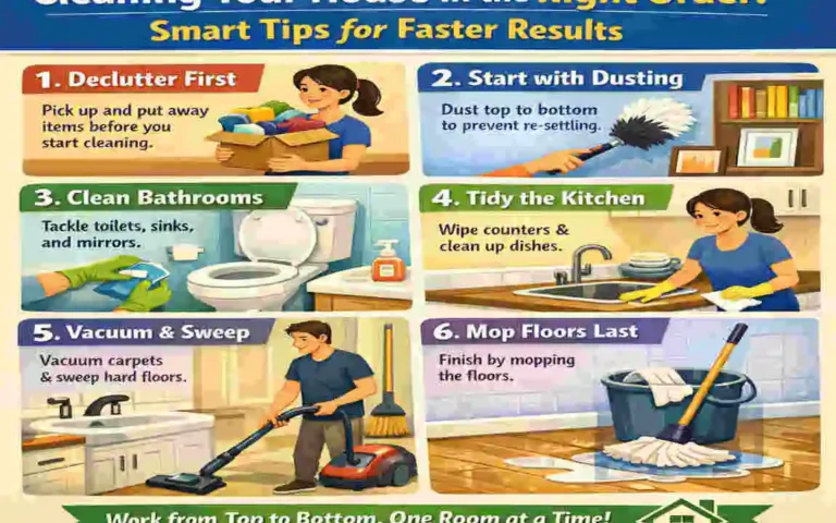 Cleaning Your House in the Right Order