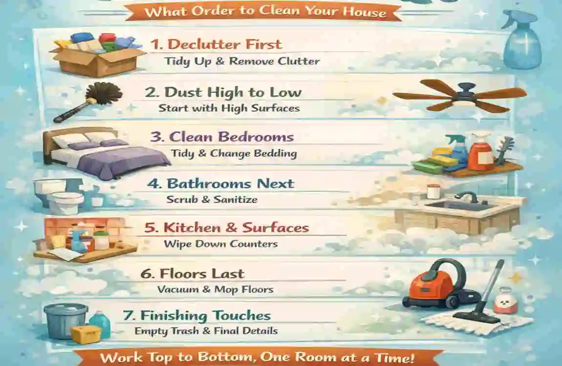 Cleaning Your House in the Right Order