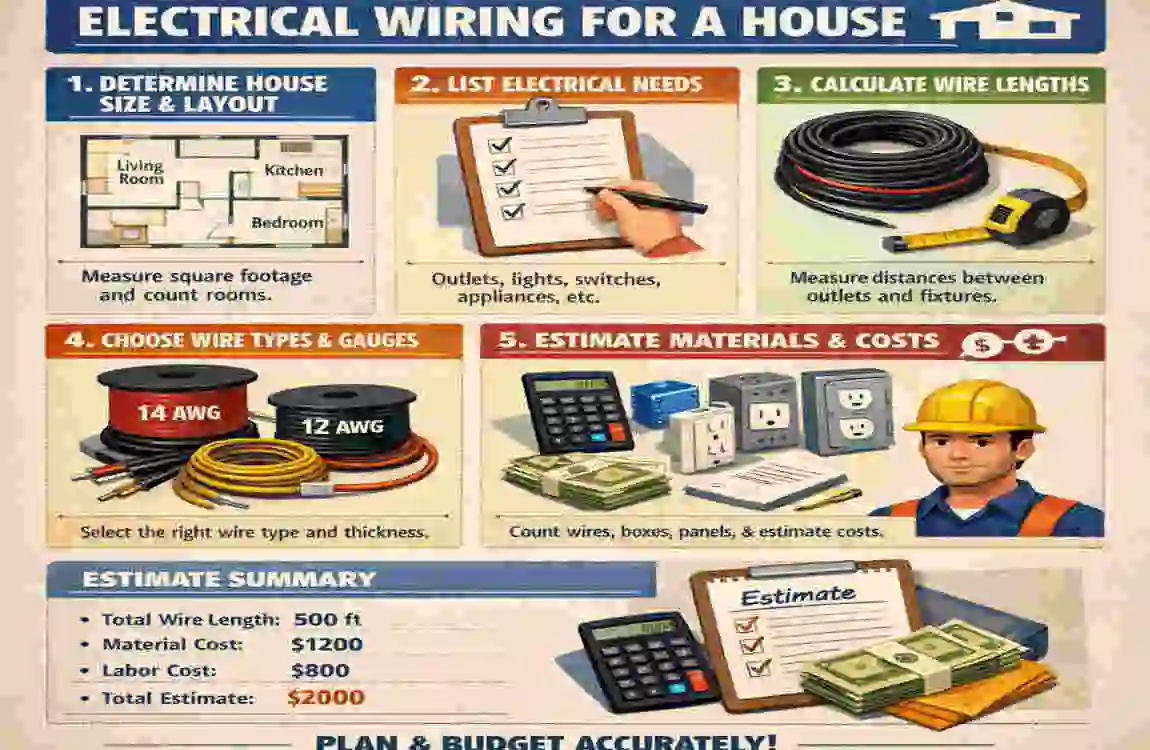 How to Accurately Estimate Electrical Wiring for Your New Home