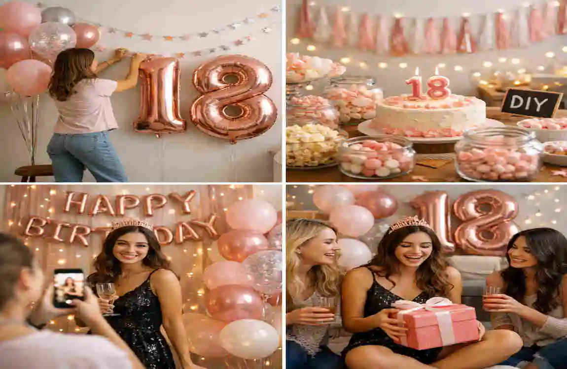 DIY 18th Birthday Decorations at Home