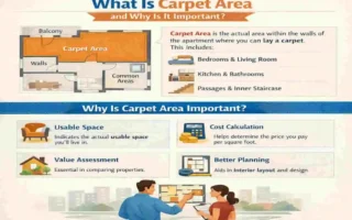 what is carpet area in house