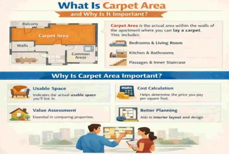what is carpet area in house