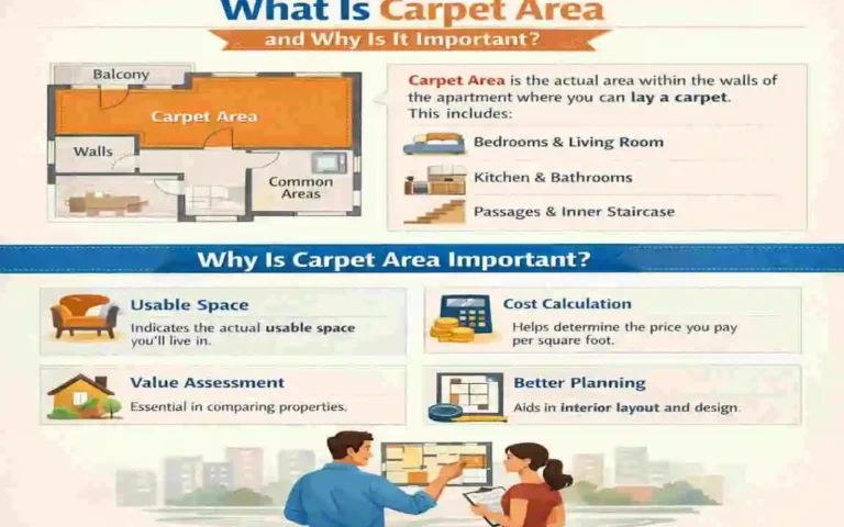 what is carpet area in house