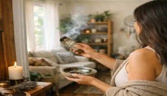 how to smudge a house