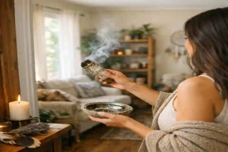 how to smudge a house