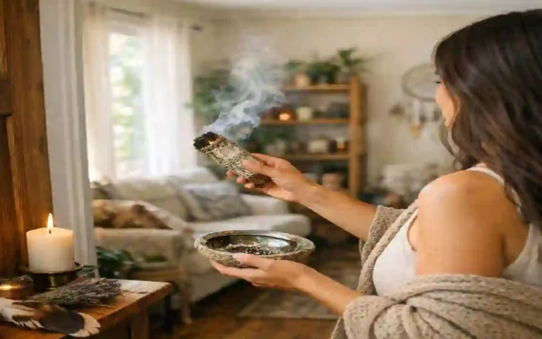 how to smudge a house