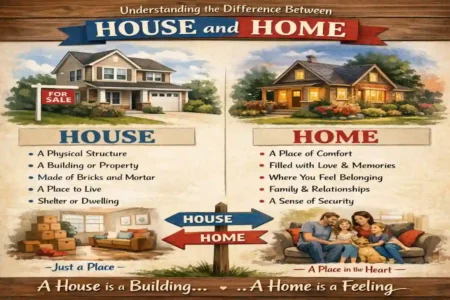 what is the difference between house and home