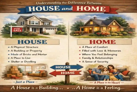 what is the difference between house and home