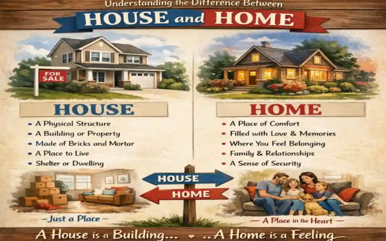 what is the difference between house and home
