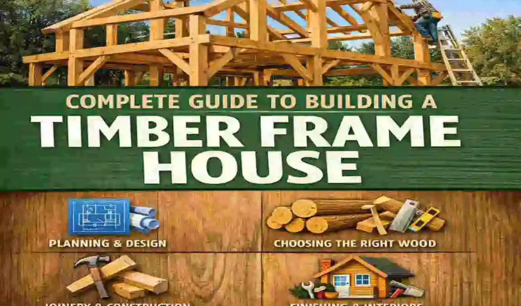 how to build timber frame house