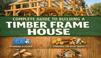 how to build timber frame house