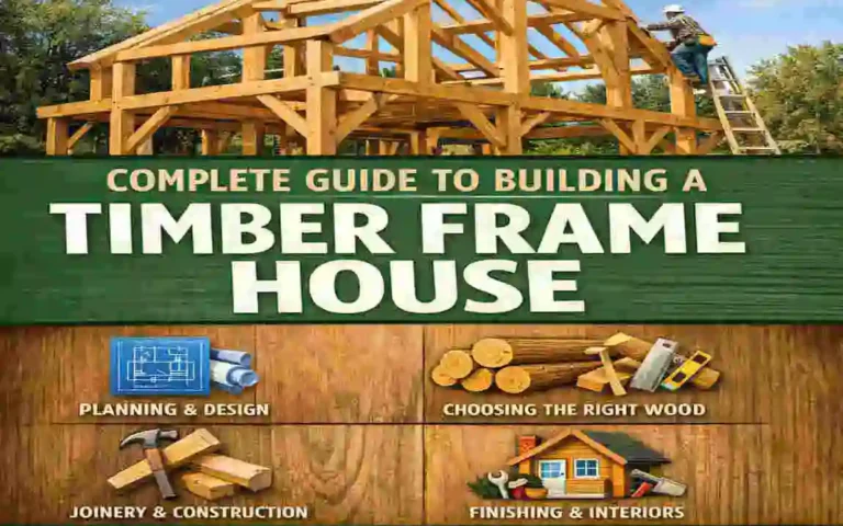 how to build timber frame house