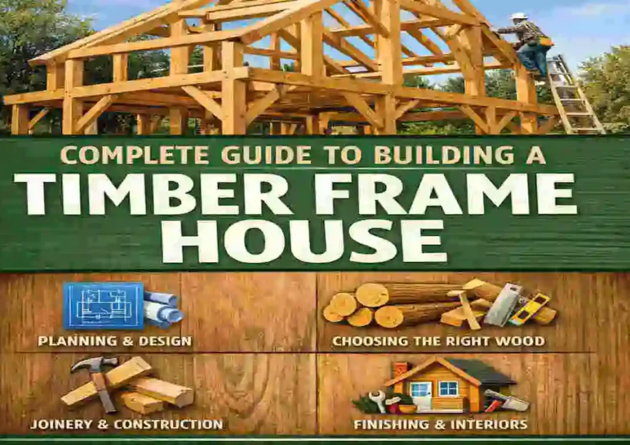 how to build timber frame house