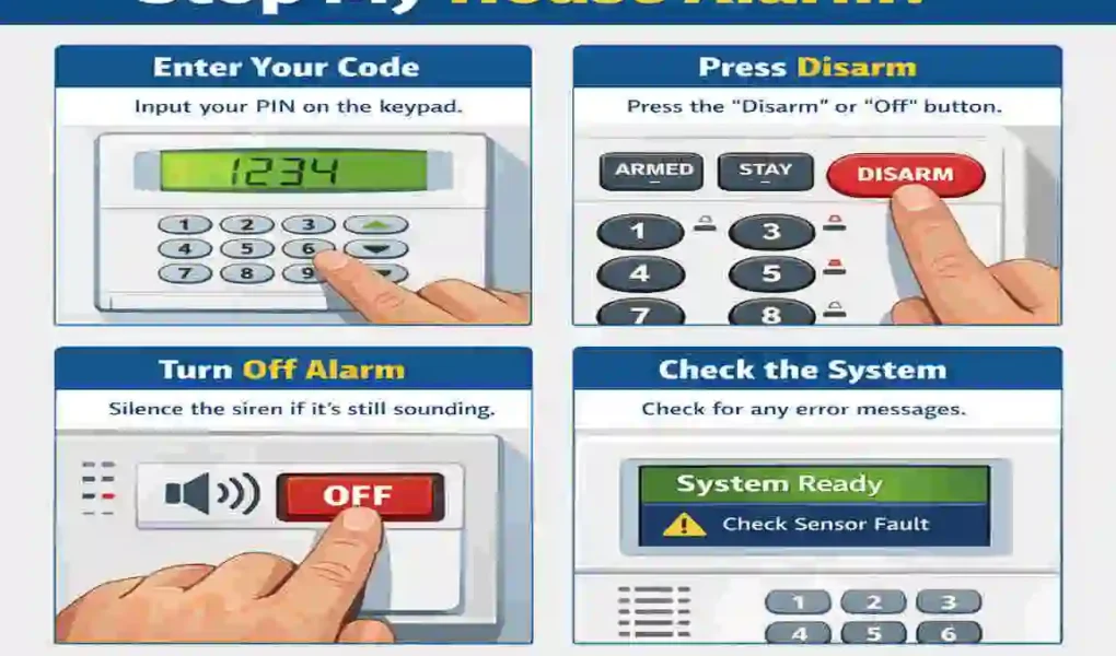 how to stop a house alarm