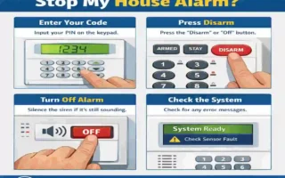 how to stop a house alarm