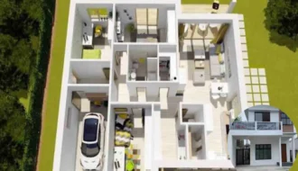 how big is 80 square meters house