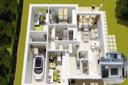 how big is 80 square meters house