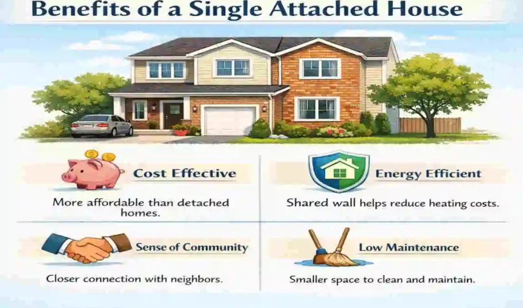 what is single attached house