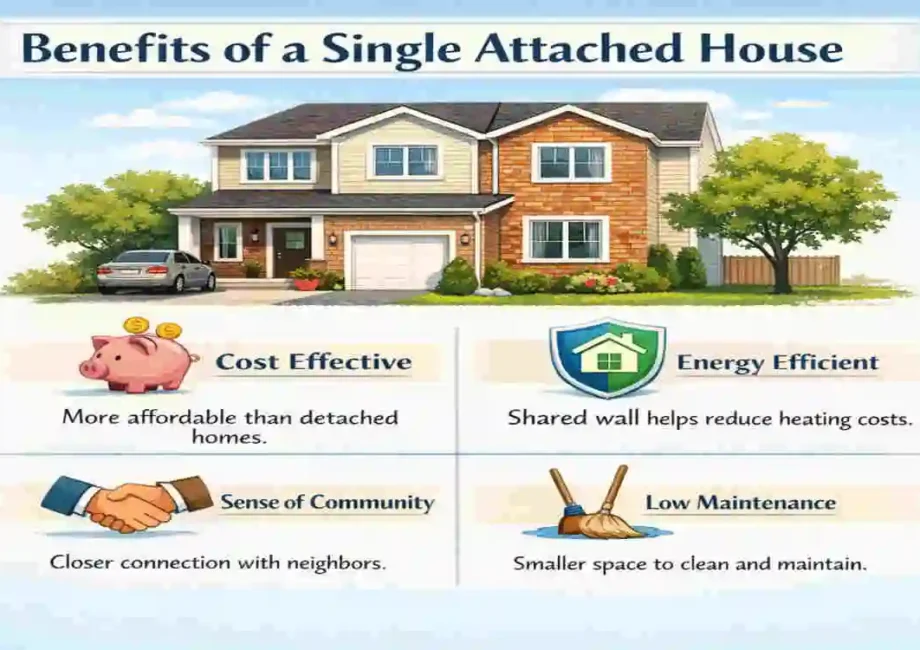 what is single attached house