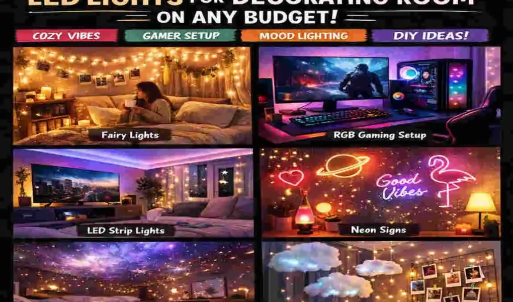 led lights for decorating room