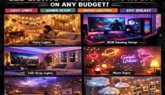 led lights for decorating room