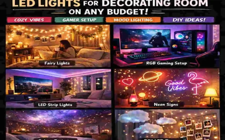 led lights for decorating room