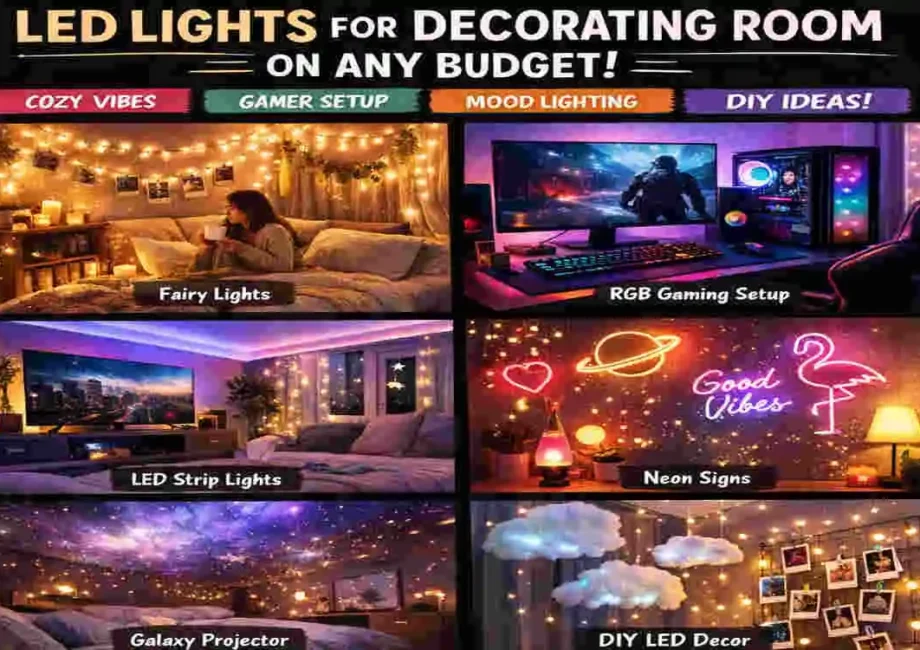 led lights for decorating room