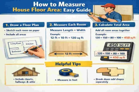 how to measure house floor area