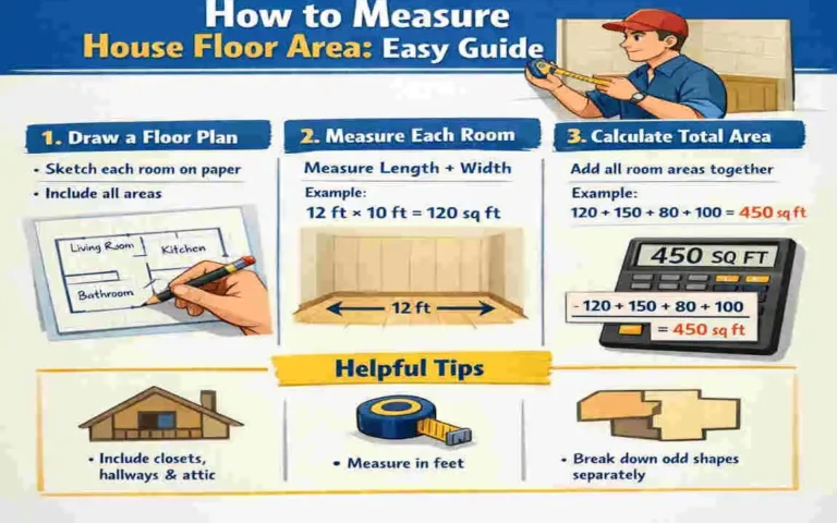 how to measure house floor area